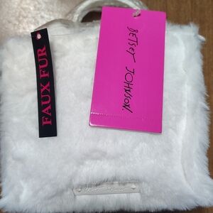 Betsey Johnson Mini Handbag, Strap, Hat & Luggage Tag